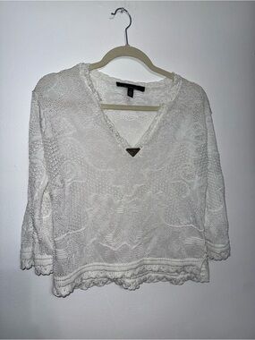 WHBM lace blouse